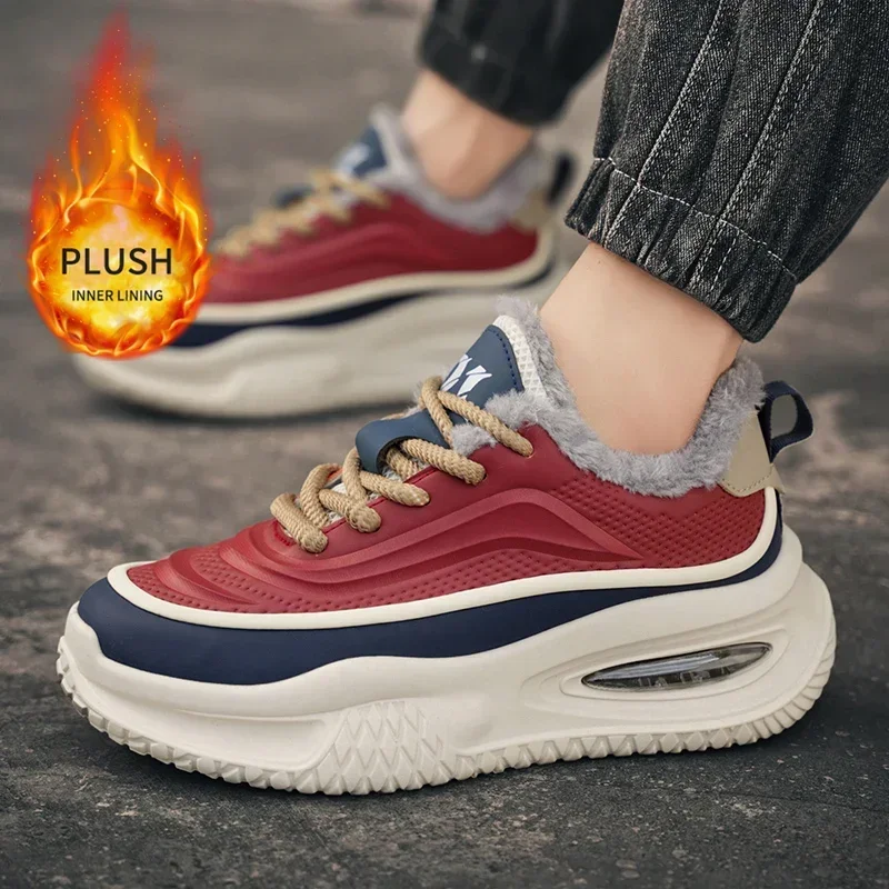 Mens Fashion Trainers - Tênis de neve masculinos, tênis esportivos