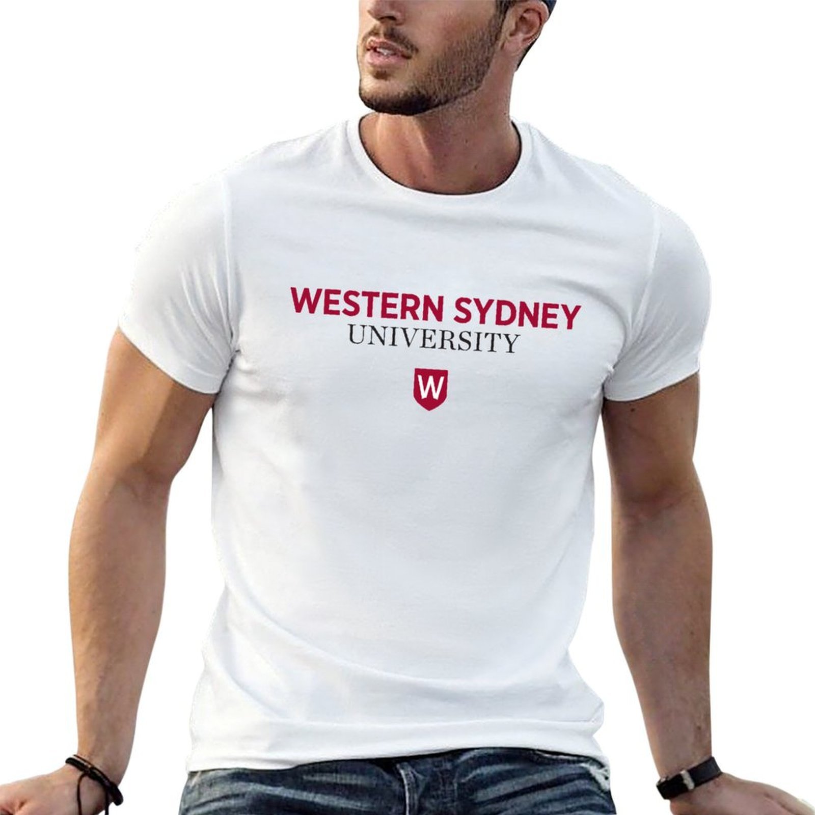 Men'S Fashion Sydney - Camiseta da Universidade de Western Sydney,