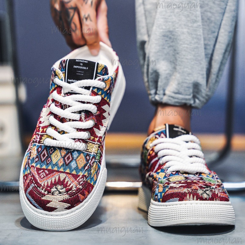 Mens Fashion Trainers - Sapatos de Lona Masculinos da Moda,