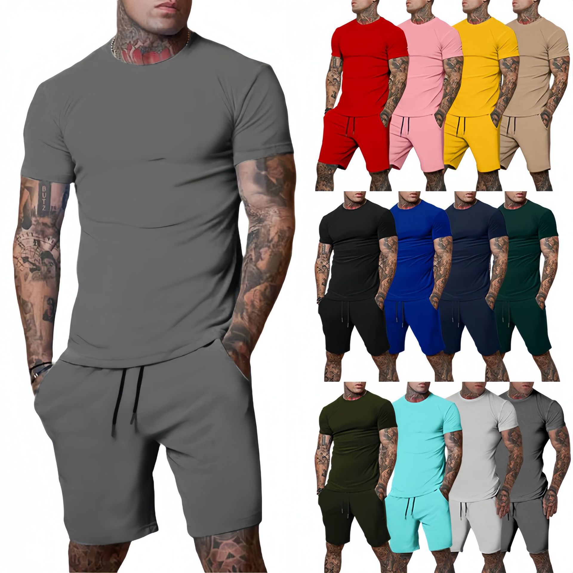 Men'S Fashion Videos - Conjunto de Roupas de Verão Fashion