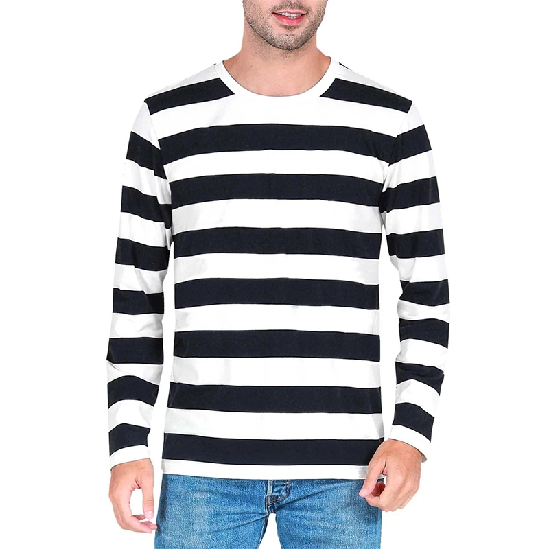 Men'S Fashion T Shirts - Camiseta masculina de manga comprida com