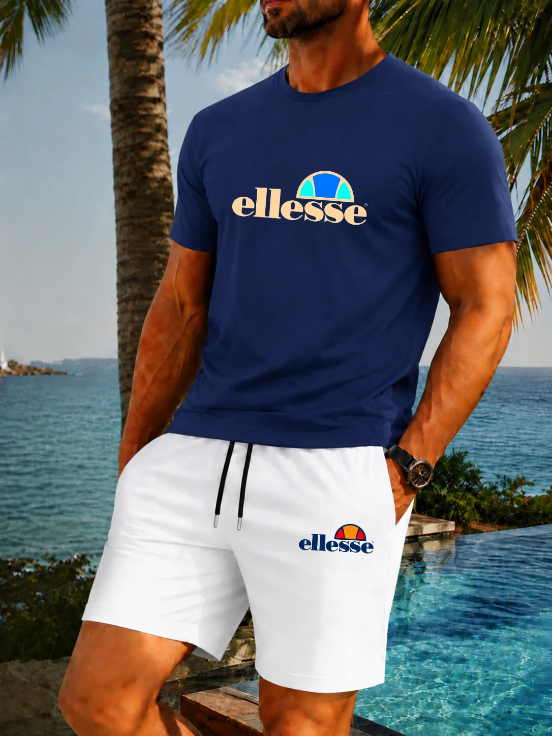 Novo Conjunto de Verão Casual  - Men'S Fashion Videos avaliação e preço