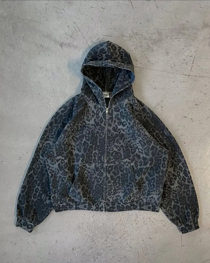 Moletom com Zíper Estampado de - Mens Fashion Zip Up Hoodies avaliação e preço