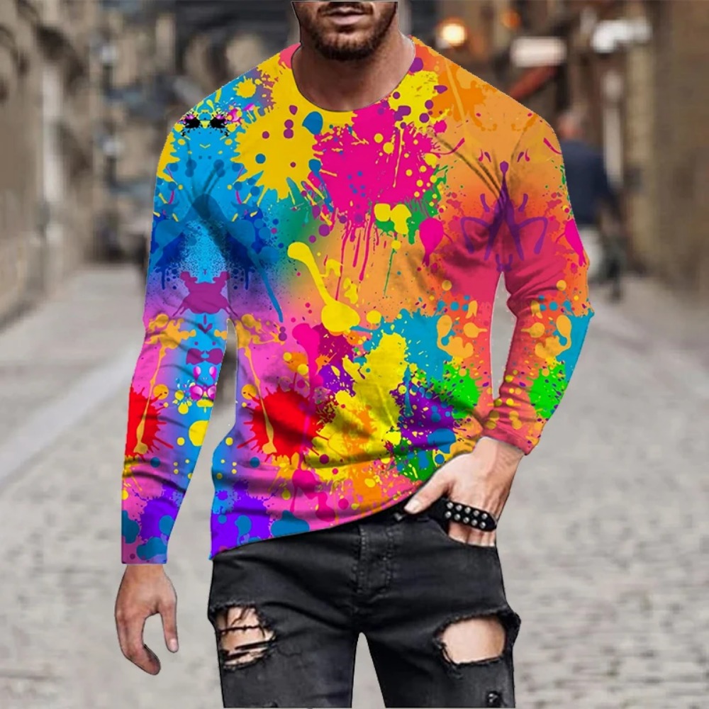 Camiseta masculina com estampa - Men'S Fashion T Shirts avaliação e preço