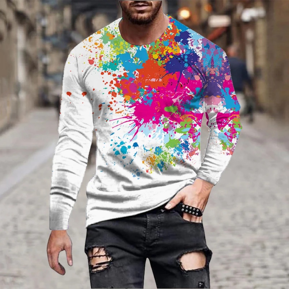Camiseta masculina com estampa - Men'S Fashion T Shirts avaliação e preço