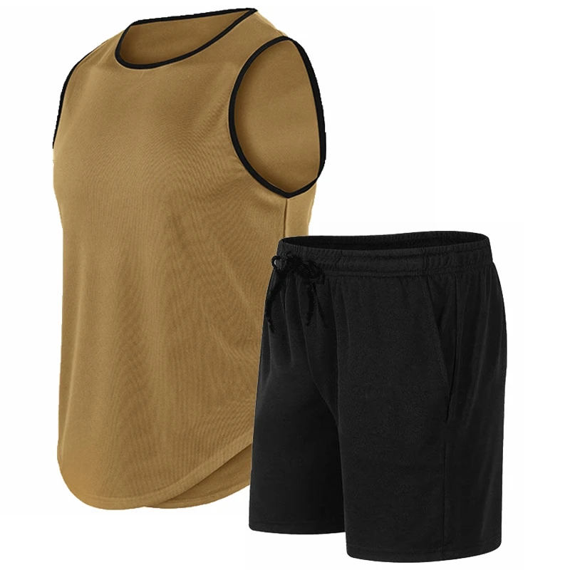 Conjunto de Camiseta Sem Manga - Men'S Fashion T Shirts avaliação e preço