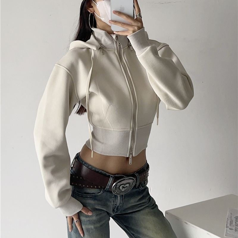 Moletons Femininos com Capuz R - Mens Fashion Zip Up Hoodies avaliação e preço