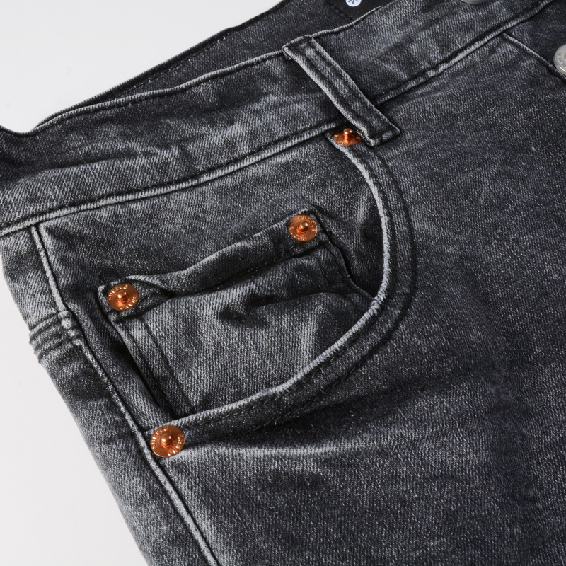 Calças Jeans Masculinas Slim F - Men'S Fashion Grey Jeans avaliação e preço