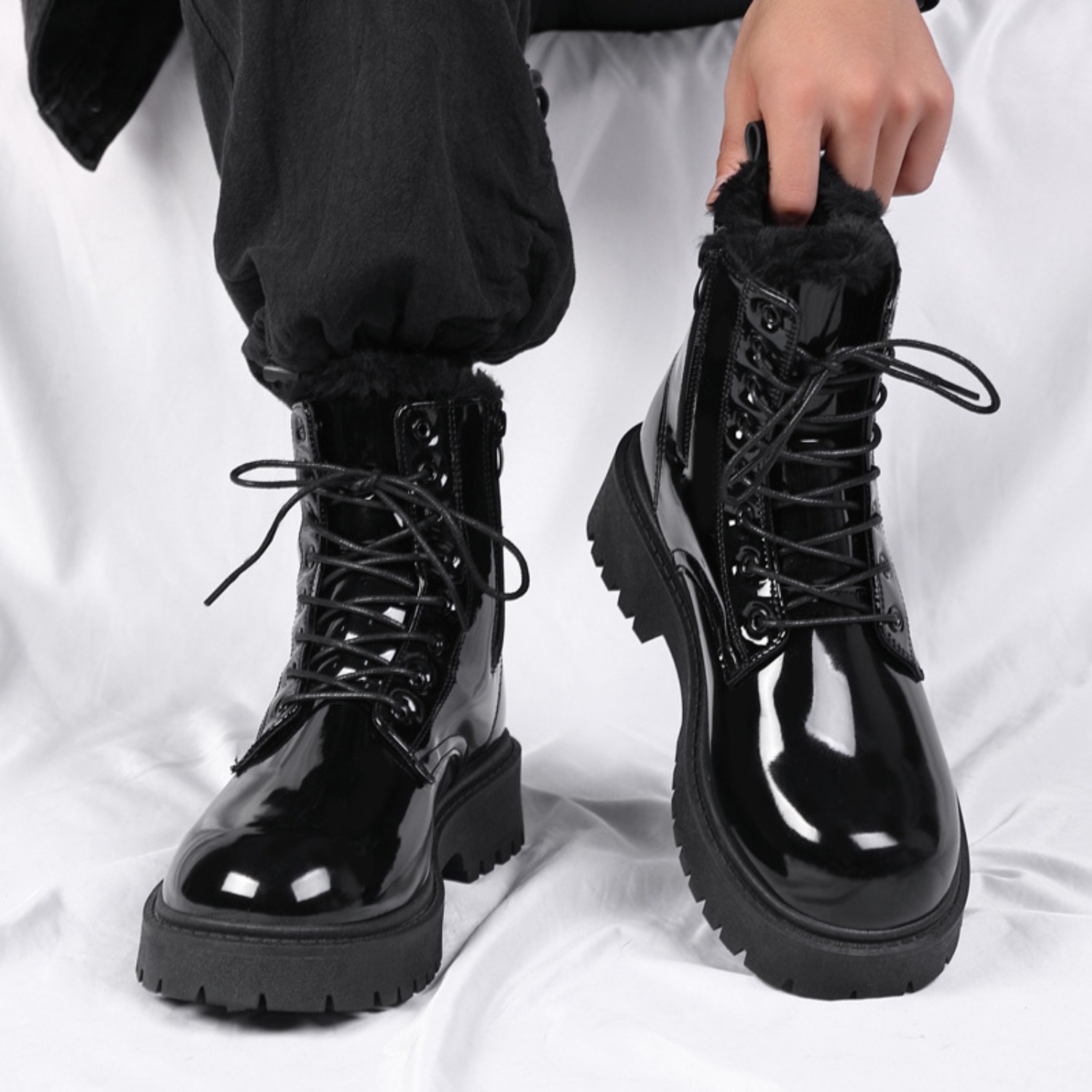 Botas masculinas de cano alto, - Men'S Fashion News avaliação e preço