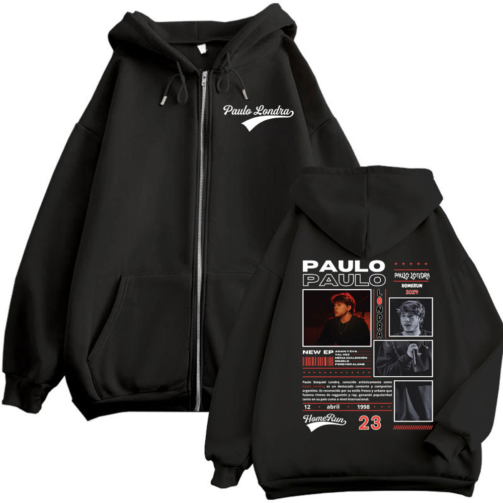 Rapper Paulo Londra Homerun Ál - Mens Fashion Zip Up Hoodies avaliação e preço