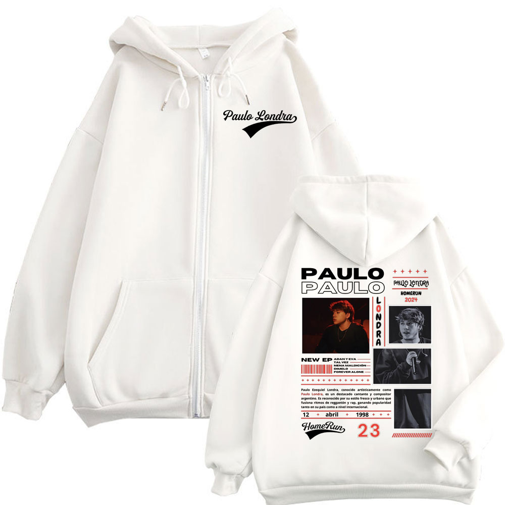 Rapper Paulo Londra Homerun Ál - Mens Fashion Zip Up Hoodies avaliação e preço