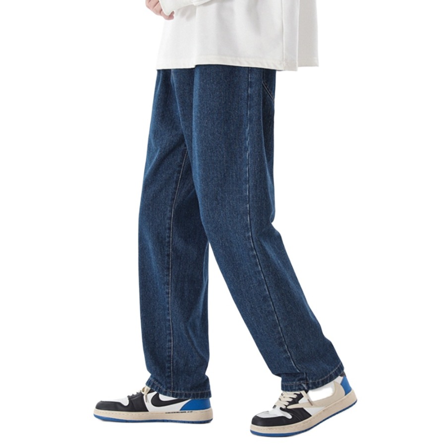 2026 Nova Moda Coreana Masculi - Men'S Fashion Grey Jeans avaliação e preço