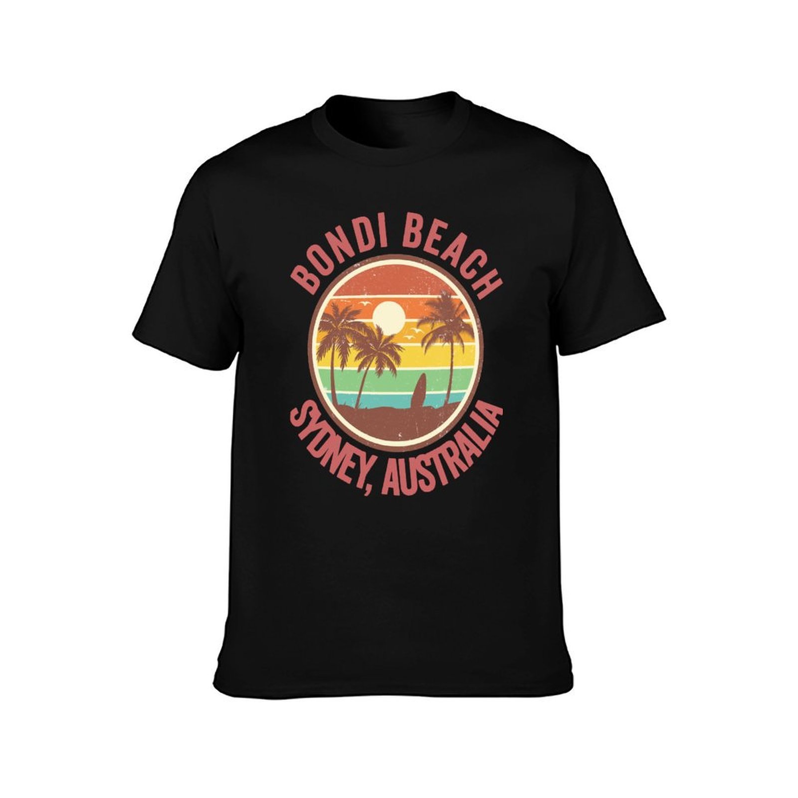 Camiseta retrô Bondi Beach Syd - Men'S Fashion Sydney avaliação e preço