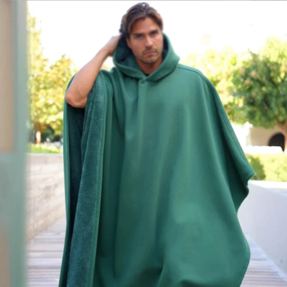 Novo Manto com Capuz de Boa Qu - Men'S Fashion With Hat avaliação e preço