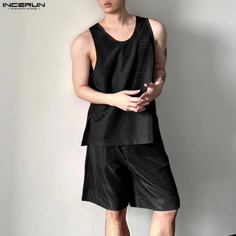 Conjuntos Masculinos INCERUN:  - Mens Fashion Summer avaliação e preço