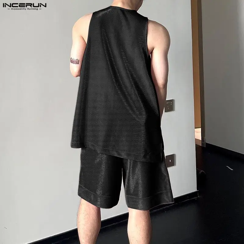 Conjuntos Masculinos INCERUN:  - Mens Fashion Summer avaliação e preço