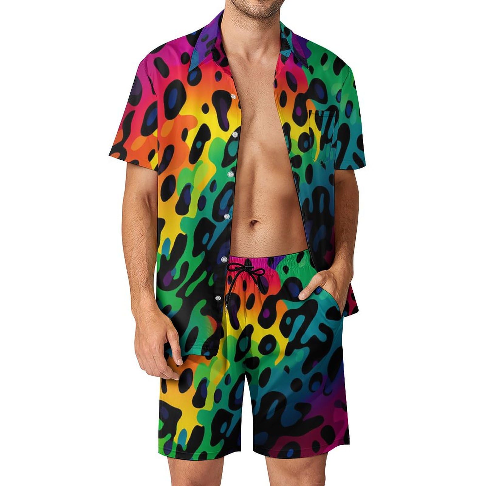 Conjunto de Camisa e Shorts Ma - Men'S Fashion Videos avaliação e preço