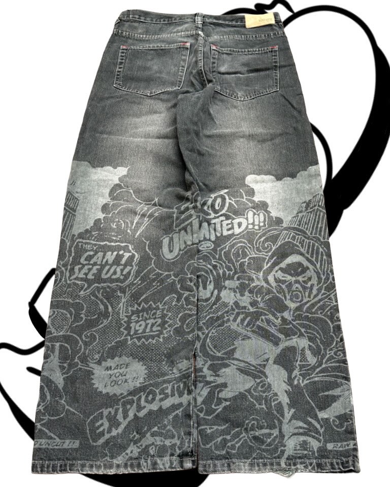 Calças Jeans Americanas Estamp - Men'S Fashion Grey Jeans avaliação e preço