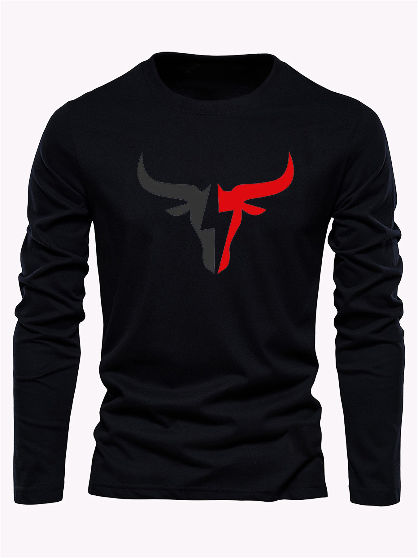 Camiseta Masculina de Manga Lo - Men'S Fashion T Shirts avaliação e preço