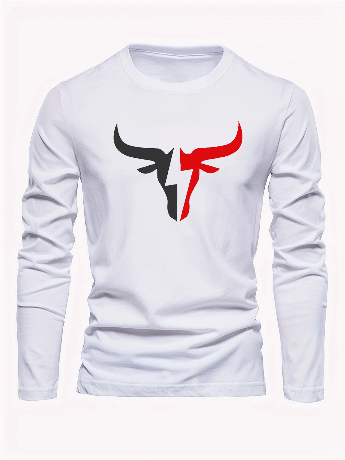 Camiseta Masculina de Manga Lo - Men'S Fashion T Shirts avaliação e preço
