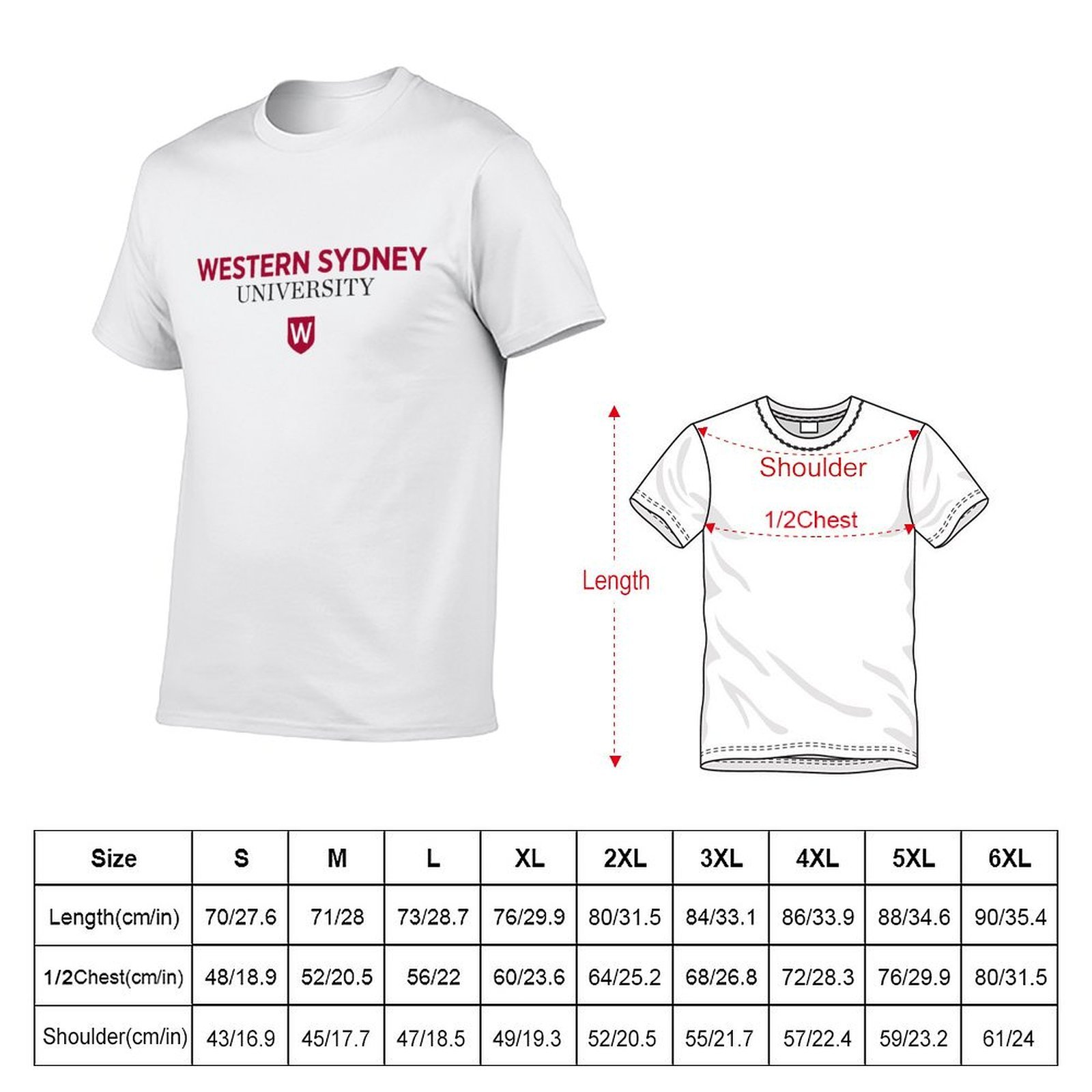 Camiseta da Universidade de We - Men'S Fashion Sydney avaliação e preço