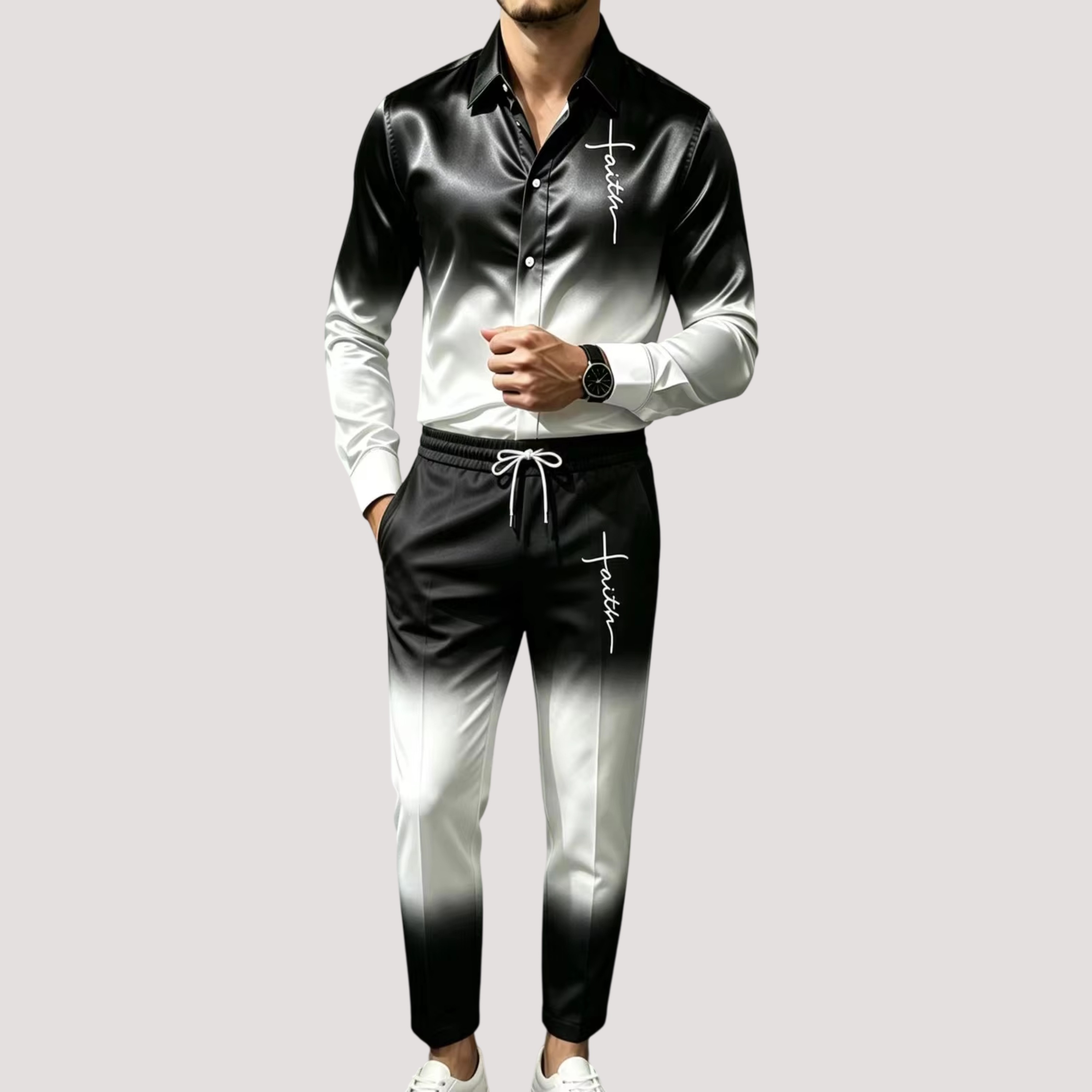 Conjunto de Terno Esportivo Ma - Mens Fashion Clothes avaliação e preço