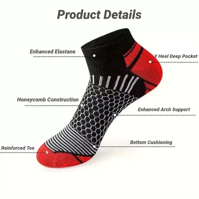 6 Pares de Meias Esportivas Cu - Socks Ankle Men avaliação e preço