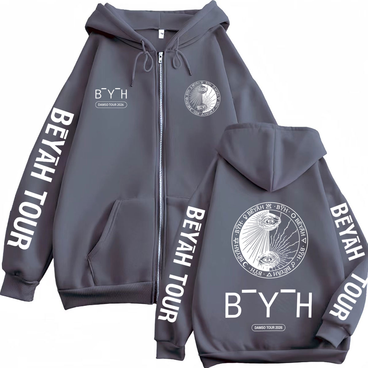 Moletom com Zíper Rapper Damso - Mens Fashion Zip Up Hoodies avaliação e preço