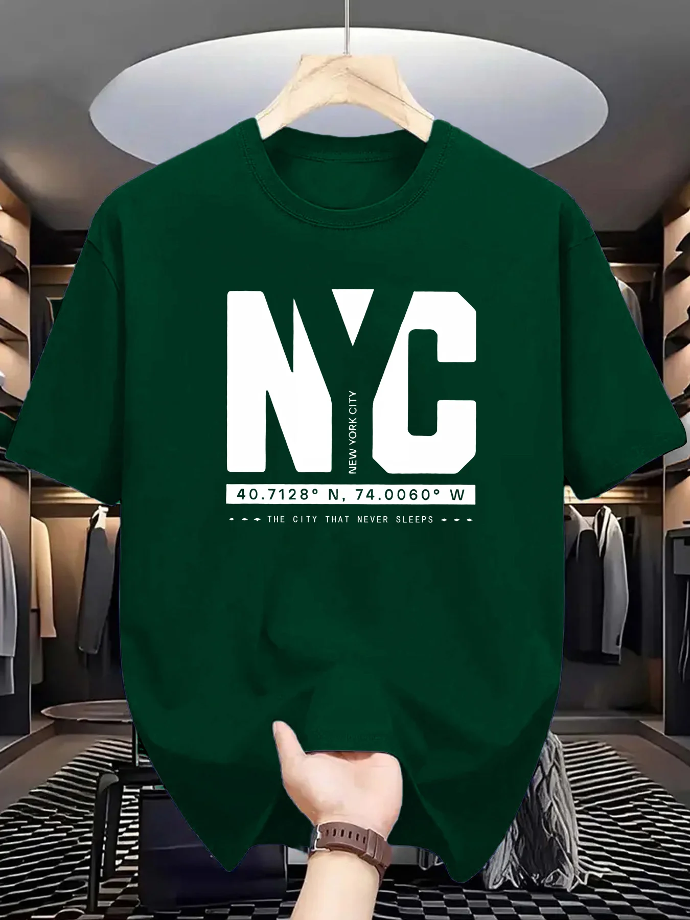 Camiseta Masculina de Verão co - Men'S Fashion New York avaliação e preço