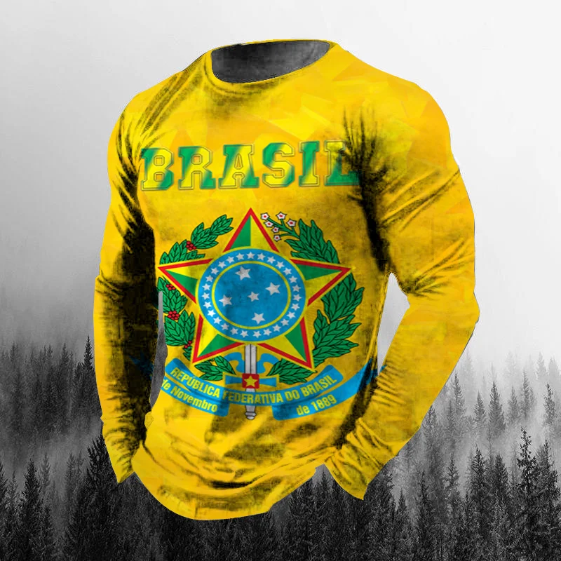 Camiseta masculina de manga co - Men'S Fashion T Shirts avaliação e preço