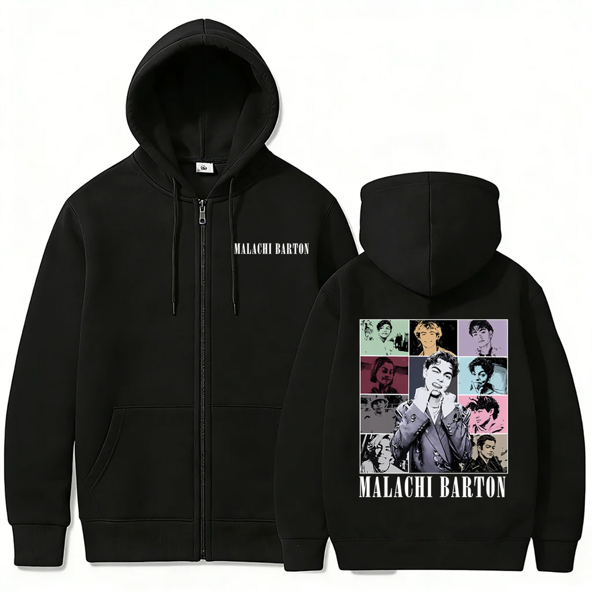 Moletom com Zíper Gráfico Mala - Mens Fashion Zip Up Hoodies avaliação e preço