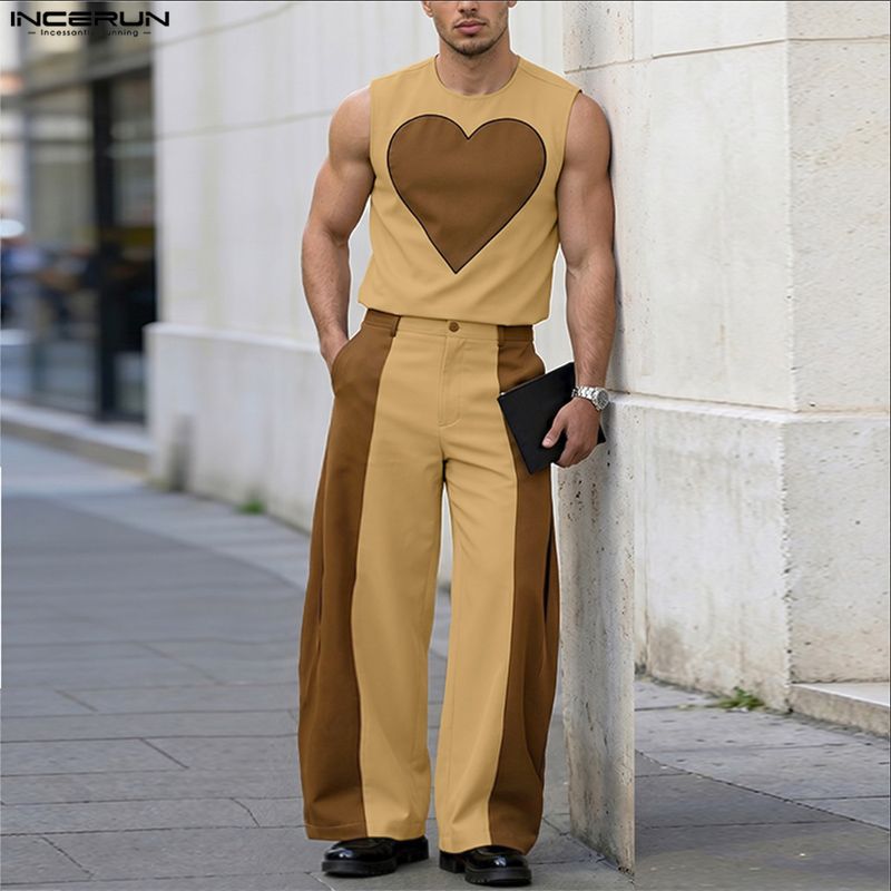 Conjuntos Masculinos INCERUN:  - Mens Fashion Summer avaliação e preço