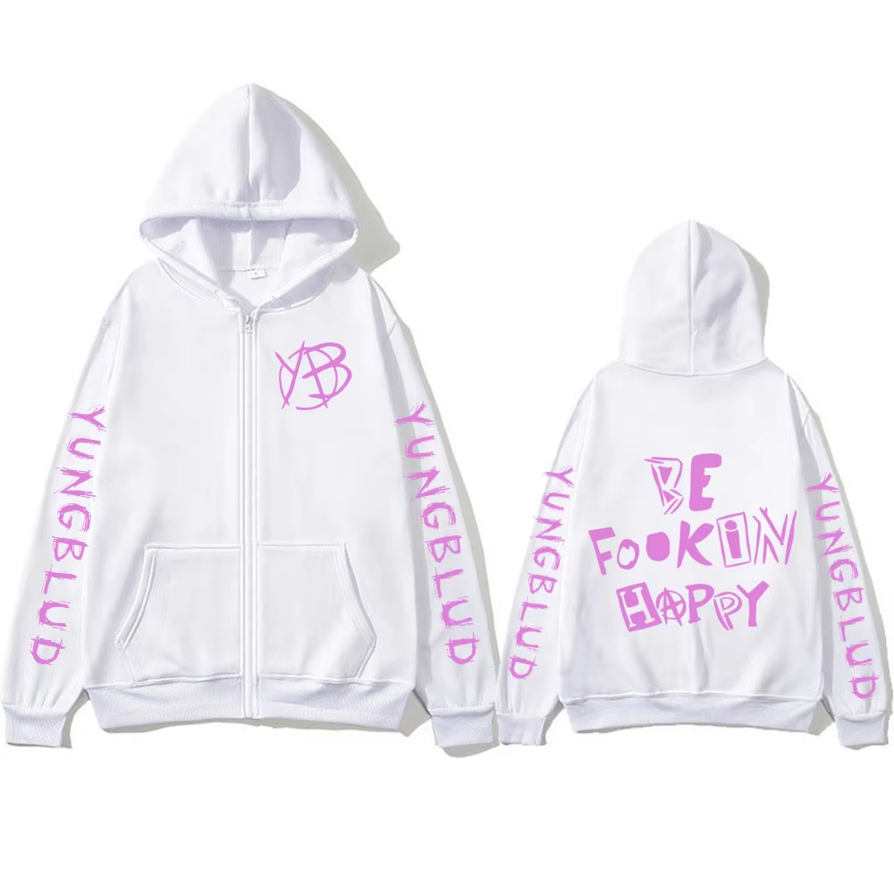 Rock Singer Yungblud Be Fookin - Mens Fashion Zip Up Hoodies avaliação e preço