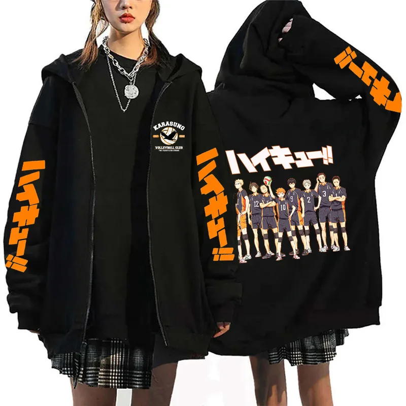 Oya Oya Oya Haikyuu, moletom c - Mens Fashion Zip Up Hoodies avaliação e preço