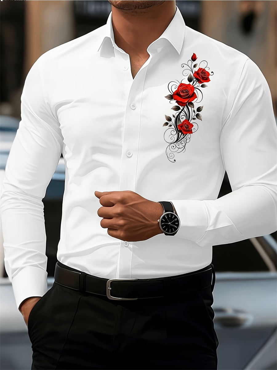 Camisa Masculina de Manga Long - Mens Fashion Clothes avaliação e preço