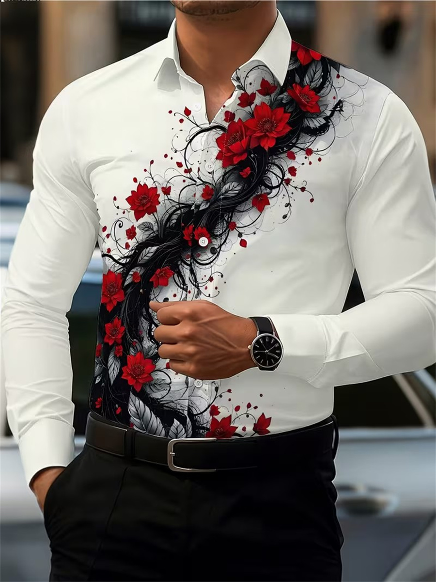 Camisa Masculina de Manga Long - Mens Fashion Clothes avaliação e preço