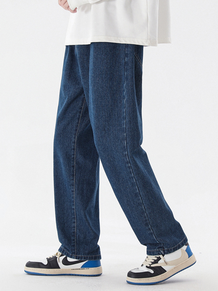2023 nova moda coreana masculi - Men'S Fashion Grey Jeans avaliação e preço