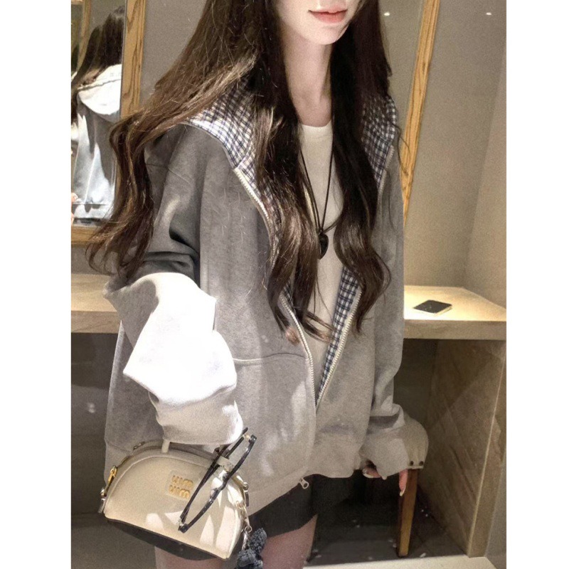Novo Casaco Feminino de Outono - Mens Fashion Zip Up Hoodies avaliação e preço