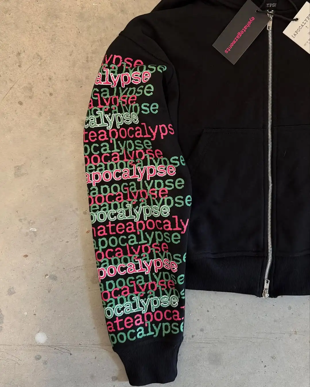 Eyehategarment rua moda hoodie - Mens Fashion Zip Up Hoodies avaliação e preço