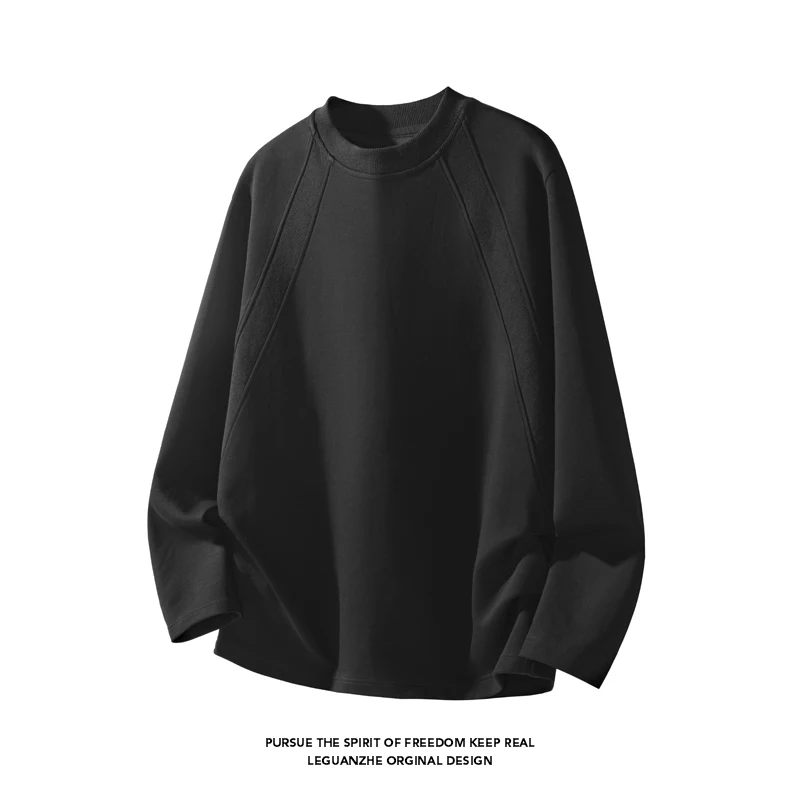 Camiseta Masculina de Manga Lo - Men'S Fashion T Shirts avaliação e preço