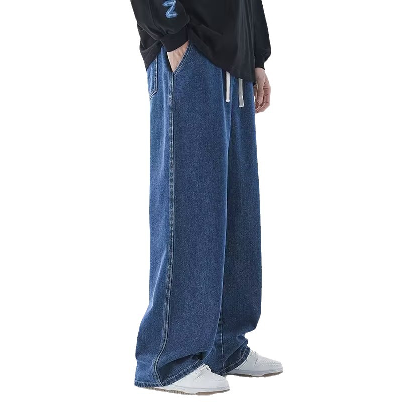 Calça jeans folgada masculina, - Men'S Fashion Grey Jeans avaliação e preço